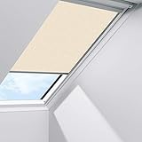 Original Velux Sichtschutzrollo mit silbernen Seitenschienen