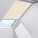 Produktbild Original Velux Sichtschutzrollo mit Seitenschienen für GGL, GHL, GPL, GTL, GGU, GHU, GPU, GTU SK10 / Stofffarbe Standard 4000 / Uni Rustik, Schienenfarbe silber // RFL SK10 4000S