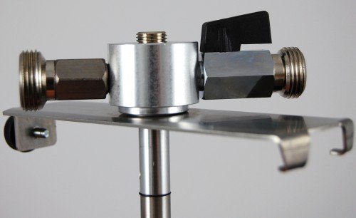 ich-zapfe.de 443529 5 L Adapter Hochwertige Metallausführung mit Bierabstellhahn, Edelstahl, silber, 18 x 3 x 3 cm - 2