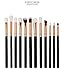 Produktbild WZNB Make Up Pinsel 12 Teile/Los Professionelle Augen Make-Up Make-Up Griff Lidschatten Augenbraue Eyeliner Mischpulver