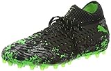100% Textil Puma Herren Future 19.1 Netfit MG Fußballschuhe Schwarz Black-Charcoal Gray-Green Gecko, 44 EU