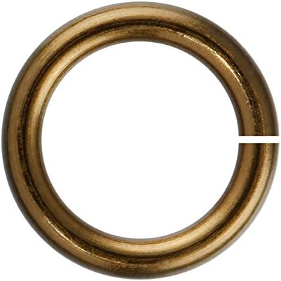 18-Gauge 5.5mm Vintage Bronze Enameled Copper Jump Rings - 1 ounce
