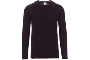 SIRY WORK T-Shirt Uomo Magliette da Lavoro Cotone Manica Lunga Payper Pineta