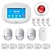 Price comparison product image KERUI K52 Wireless 2.4G WIFI GSM Full Touch Screen Color Display Home Security Smart Burglar Alarm System Kit DIY Auto Dialer APP Remotely Controlled Support IOS/Android