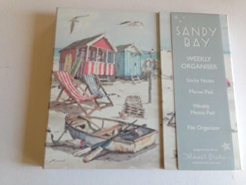 Leonardo Sandy Bay Beach File Organiser Set Weekly Memo Pad Sticky Notes