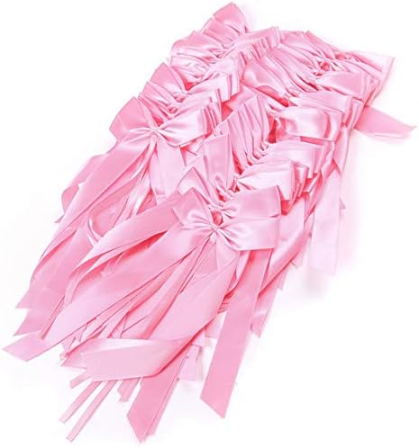Xinlie Car Bows Wedding, Woven Bow, Wedding Decoration Bow,Satin Ribbon pew Bows Bowknot Wedding Cars Gift Wrap Party…