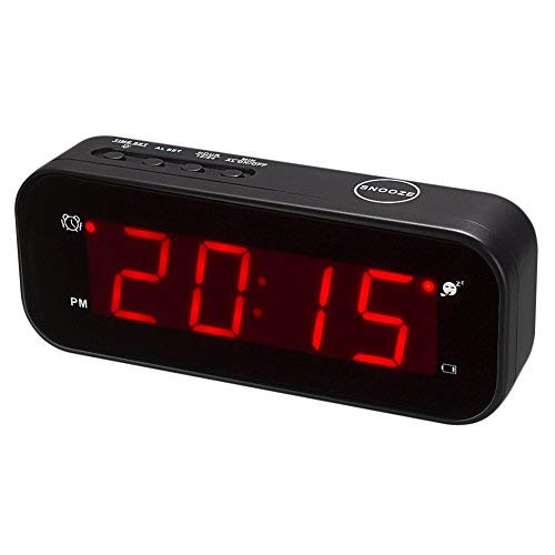 Reloj despertador digital led pequeño