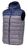100% oficial. 100% francés. Selección de Fútbol de Francia FFF - Plumas sin Mangas Oficial Talla Hombre, Hombre, Gris, XXL