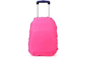 Mackur, Copertura impermeabile per zaino in nylon, antipioggia, per scuola, esterni, escursionismo e campeggio, confezione da 1