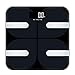 Produktbild YMYJZ Bluetooth Body Fat Scale, HD LED-Display Digital Body Weight Bathroom Scales 18 Health Measurements Daten mit Smart BMI Scale Automatische Abschaltung (Schwarz)