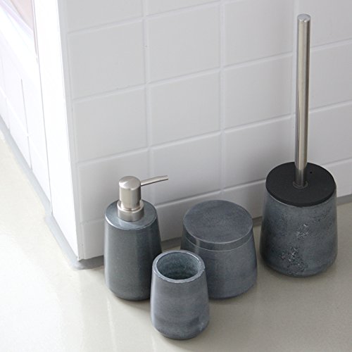 ZONE Seifenschale ARCTIC, Speckstein, grau matt, ca. 12,5 cm D - 3