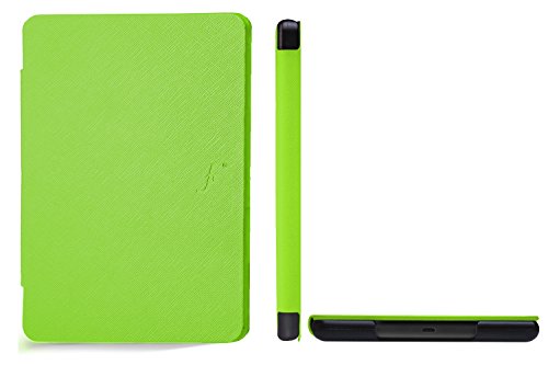 Forefront Cases Kobo Aura Edition 2  Modelo 2016  Funda Carcasa Stand Smart Case Cover     Ultra Delgado Ligera y Protecci  n Completa del Dispositivo con Funci  n Auto Sue  o   Estela   L  piz   ptico y Protector de Pantalla  VERDE 