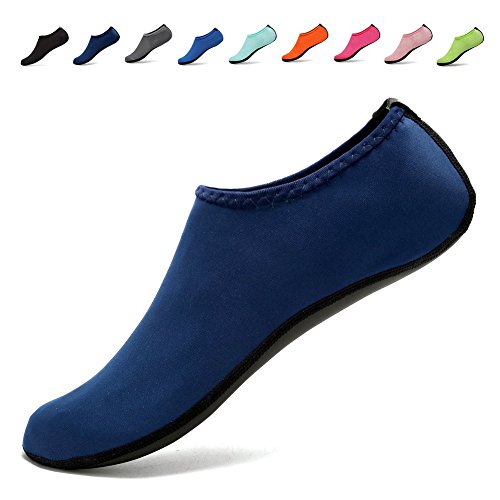 DADASIY 3rd Upgraded Version Durable Sole Barefoot Water Skin Shoes Aqua Socks For Beach Pool Sand Swim Surf Yoga Water Aerobics