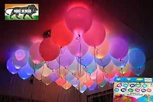 Jiada LED Balloons for Party Festival Celebrations (Set of 25) for Party Decorations Latex