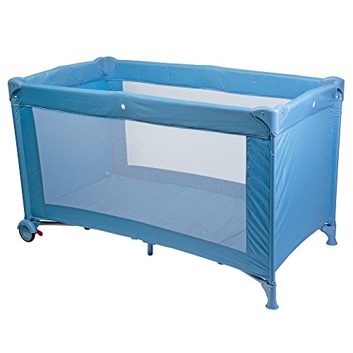 Safetots Sleep and Go Travel Cot Blue