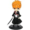 Blue Aura Bleach Ichigo Action Figure Anime Toy Height -15CM PVC Multicolour Figurines for Fans Collectible (Ichigo QQ)