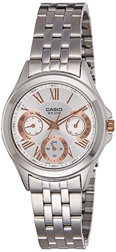 Casio Enticer Ladies Analog White Dial Womens Watch - LTP-E308D-7AVDF(A1064) RS.4995 (17.00% Off) - Amazon