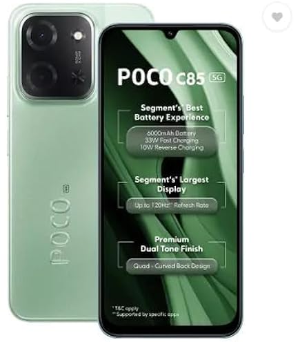 Poco C85 5G Mystic Purple 4GB RAM 128GB ROM : Amazon.in: Electronics