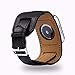 Produktbild Happysdh Armband für Apple Watch Series 4/3/2/1 38MM/40MM, Smartwatch Zubehör Leder Uhrenarmband Ersatzarmband Armbänder Smartwatch für Männer Frauen