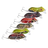 WEATLY Señuelos de Pesca de Trucha Vida Dura como señuelos de Rana Cebos Bajos Crank de...