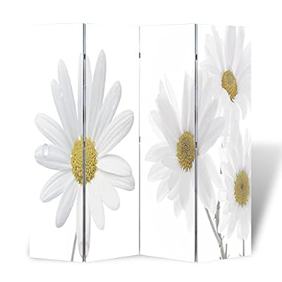 vidaXL Paravent 160 x 180 fleurs