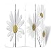 Produktbild vidaXL Foto-Paravent Paravent Raumteiler Deko 4 Panels, 160 x 180 cm - Blumen 240477