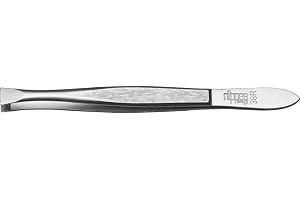 Nippes Solingpincett med rak spets, rostfritt stål, rostfri, 9 cm längd, pincettsplitter, rak, för exakt hårborttagning, tillverkad i Tyskland 38SR