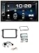 Produktbild caraudio24 Kenwood DDX4018DAB DVD Bluetooth 2DIN USB MP3 DAB Autoradio für VW Caddy Golf 5 6 Jetta ab 2003