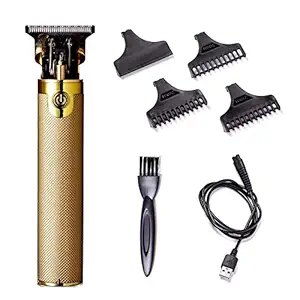 RED by Kiss Hair Trimmer for Men Precision Blade Cordless Trimmer Mens Grooming Kit, Lithium Ion Rechargeable Battery, 3 Blade Guards, Blade Cover, Cleaning Brush and Oil, USB Charging Cable
