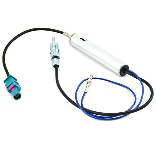 Watermark WM-0065 - Adaptador de Antena para Audi, Citroën, Peugeot, Renault, Seat, Skoda, VW con Conector Fakra DIN