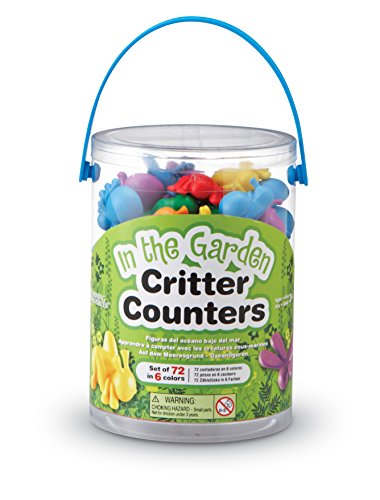Learning Resources in the Garden Critter Counters - Set of 72