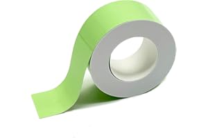 Boragai Nastro per etichette -15mm x 4m Produzione Originale Compatibile con PRT Qutie & MakeID L1 E1 Q1 Etichettatrice (Verde 1 rotoli)