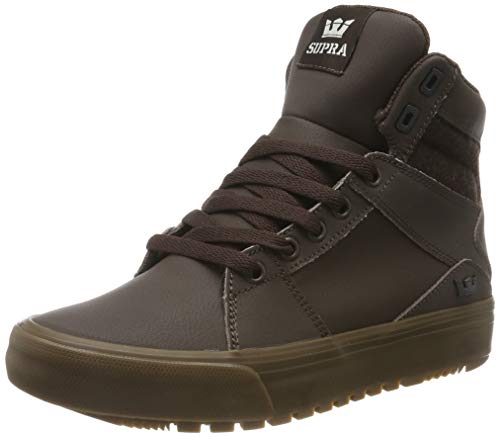 Supra Aluminum Cw, Scarpe da Skateboard Unisex - Adulto, Marrone (Demitasse-Gum-M 249), 38 EU