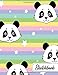 Produktbild Sketchbook: Pretty Rainbow Panda Bears Large Blank Sketchbook with Ample Crisp White Pages for Drawing, Sketching, Doodling and More. Cute Extra Large XL Notebook with a Softback Cover.