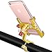 Produktbild Sweetheart -LMM Universal Aluminium Fahrrad Handyhalterung verstellbar Motorrad Lenker Anti Shake und stabile Halterung Klemme mit 360 Grad drehbar Fahrrad Telefon Halter Fall Prevention gelb