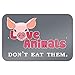 Produktbild Graphics and More 22,9 x 15,2 cm "Love Tiere nicht Sie Essen, – Pig Vegetarisch Vegan" Metall Schild