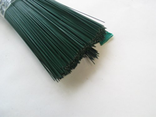 100 Stück Steckdraht, Basteldraht, grün, 0,8 mm x 300 mm, Blumendraht - 2