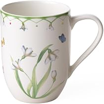 Villeroy &amp; Boch Barattolo Colorato Primavera - Porcellana Decorata Con Farfalla, 16 Cm, Idea Regalo