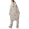 Haroty-Unisex-Adulto-koala-Camicie-da-Notte-con-cappuccio-Pigiama-Cosplay-Halloween-Costume-Animale-flanella-Pajamas-Tuta