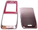 Produktbild Nokia E51 Oberschale Frontcover Cover Akkudeckel Deckel Schale silber rot silver red steel chrome