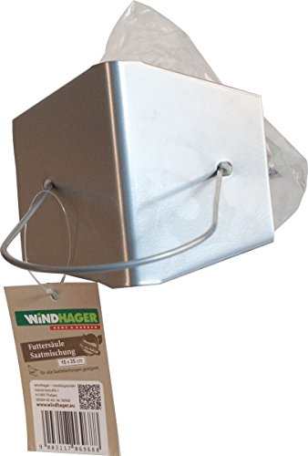 Windhager Futtersäule Saatmischung, Anthrazit, 25 cm - 4