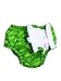 i play Mix n Match Ultimate Snap Swim Nappy for Girls (3-4 Years, Toddler, Olive Prehistoric Geo Dino)