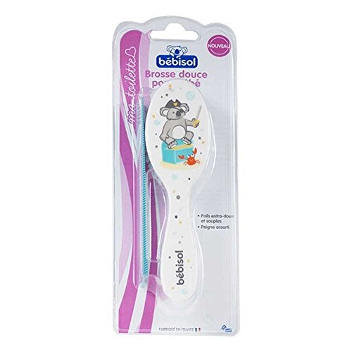 Preisvergleich Produktbild Brosse Douce et Peigne pour Bébé Bébisol