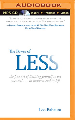 Power Of Less Babauta Pdf
