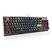 Produktbild Redragon K570 PARTRYUSA Multi-Color RGB Beleuchtung Mechanische Gaming Tastatur Blaue Switch,104 Tastatur Anti-ghosting, QWERTY Layout, für PC/Laptop/Desktop/Windows, Schwarz
