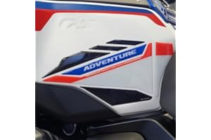 Resin Bike Adhesivos de Moto Compatibles con BMW R 1300 GS Adventure Trophy 2025. Protección Latérales del Tanque de Choques y Arañazos de Moto. Par de Pegatinas 3D Resinadas Made in Italy