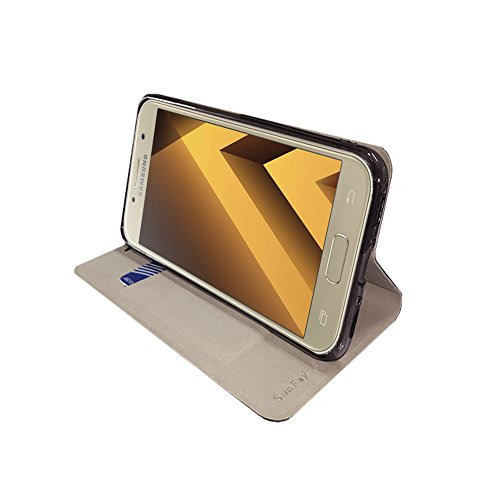 Funda Samsung Galaxy A3 2017 SunFay Cartera Carcasa Flip Folio Caja Piel PU Suave Super Delgado Estilo Libro Soporte Plegable para Samsung Galaxy A3 2017 - Gris reviews Funda Samsung Galaxy A3 2017 SunFay Cartera Carcasa Flip Folio Caja Piel PU Suave Super Delgado Estilo Libro Soporte Plegable para Samsung Galaxy A3 2017 - Gris