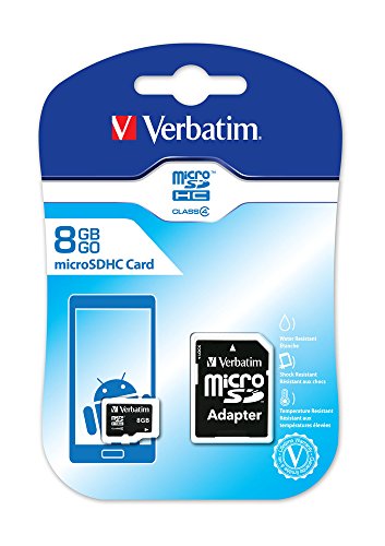 Verbatim Class 4 microSDHC 8GB Speicherkarte - 3