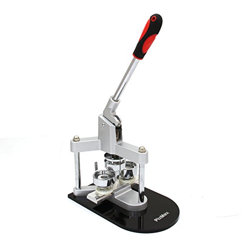 PixMax Badge Maker Press Machine & Cutter for Personalised Badges, 37mm, Steel, 260 Components