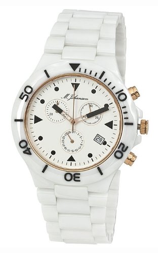 M.Johansson Herren Keramik Chronograph Armband Uhr MakanaWRg